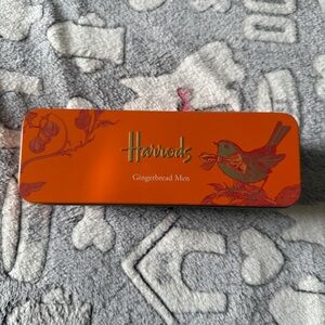 Harrods Knightsbridge Gingerbread Men Collectible Tin Empty)